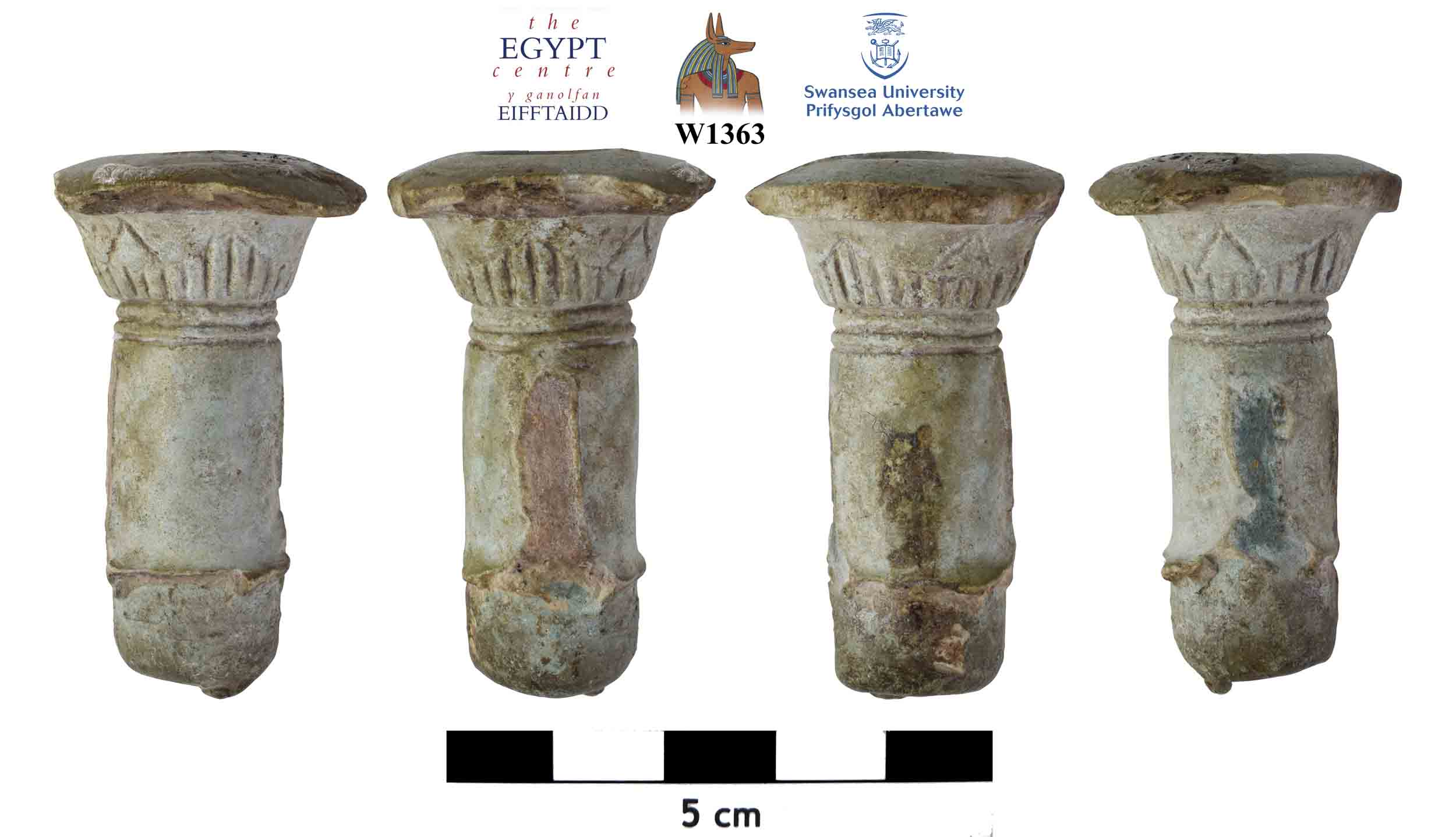 Image for: Sherds of a faience New Year vessel